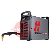 059690 Hypertherm Powermax 105 SYNC Plasma Cutter with 75° 7.6m Hand Torch, 400v CE