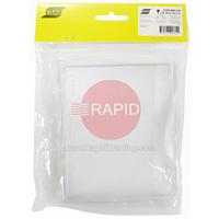 0700000010 ESAB Outer Cover Lens - 116mm x 94mm (Pack of 10)