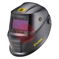 0700504100 ESAB Savage A41 Auto Darkening Welding Helmet, Shades 8-13 - Black