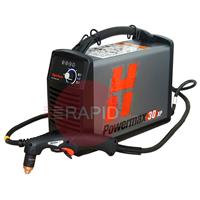 088082 Hypertherm Powermax 30 XP Plasma Cutter with 4.5m Torch, Dual Voltage 110v & 240v CE