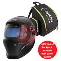 1006.980 Optrel Sphere X CLT Auto Darkening Welding Helmet with FREE Optrel Backpack, Shade 5 - 12