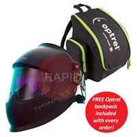 1010.000 Optrel Panoramaxx 2.5 Auto Darkening Welding Helmet with FREE Optrel Backpack, Shade 5 - 12