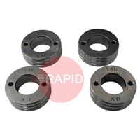 4015565 PATON U-Groove Feed Roller Set of 4 - Aluminium Wire: 1.2 - 1.6mm (4 Roll Drive)