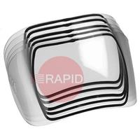 5000.212 Optrel Front Cover Lens (Pack of 5). Fits, Optrel Sphere X, Crystal 2.0, Vegaview 2.5, e684, e680, e670, e650, e640 or Satellite