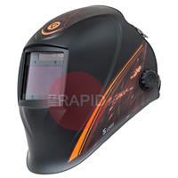 9875020 Kemppi S-Line S1020 Welding Helmet, with Variable Shade 5-8 / 9-13 Auto Darkening Filter
