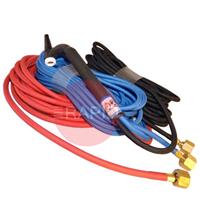 CK-CK2012SFFX CK20 Flex Head Water-Cooled 250 Amp TIG Torch with 3.8m Superflex Cables & G3/8