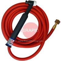 CK-CK2625RSFRG CK26 Gas Cooled 200 Amp TIG Torch with 1pc 7.6m Superflex Cable. 3/8