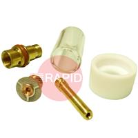 CK-D4GS418P CK 3 Series / 4 Series Short, Gas Saver Kit, Pyrex Cup, 3.2mm