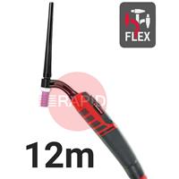 CK-EDS9F12 CK Diamond EDS 9FX Flex Head Air Cooled Tig Torch, 12m