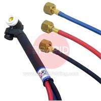CK-FL2525SF CK FlexLoc FL250 3 Series Water-Cooled TIG Torch with 7.6m SuperFlex Cables, G3/8