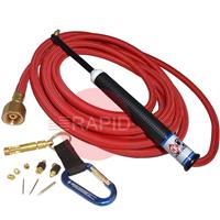 CK-MR725SF CK MR70 Air-Cooled Micro Torch Package, 70Amp, with 7.6m Superflex Cable, G3/8