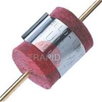 EWA007061 Weld Aid Lube Matic Pads. Red for All Wires. Recommended for Aluminium (Pack of 6)