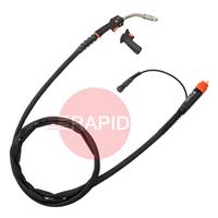 GXE408GA35 Kemppi Flexlite GXe K8 408G A Air Cooled 400A MIG Torch, w/ Euro Connection & GRE80 Torch Remote - 3.5m