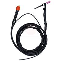 TX163GVD94 Kemppi Flexlite TX K3 163GV D9 Air Cooled 160 Amp Scratch Start TIG Torch, with 70° Angle Neck & Gas Valve - 4m