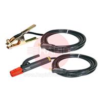 W000260682 Lincoln Weldline 50C50+ 400 Amp MMA Kit, includes Electrode Holder & Earth Clamp - 4m