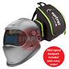1006.900  Optrel Crystal 2.0 Silver Auto Darkening Welding Helmet with FREE Optrel Backpack, Shade 4 - 12