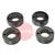 4017215  PATON V-Groove Feed Roller Set of 4 – Solid Wire: 1.0 - 1.2mm (4 Roll Drive)