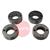 4000175  PATON U-Groove Feed Roller Set of 4 - Aluminium Wire: 1.4 - 1.6mm (4 Roll Drive)