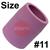 7400000038  Size 11 CK 3 Series Standard Alumina Gas Cup, 29mm Long x 17.5mm Bore. 54N19