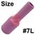 7400000038  Size 7 CK 3 Series Long Alumina Gas Lens Cup. 76mm Long x 11mm Bore.