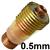 CK-4GL20  CK 4 Series 0.5mm Stubby Series Collet Body - Gas Lens