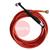 CK-CK2425SF-CD  CK Cut-Down 80A TIG Torch with 7.6m (25ft) Superflex Cables, G3/8