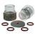 301582  Furick Fupa 12 Pyrex Cup Kit for 2.4mm (2x Cups, 3x Diffusers, 4x O-Rings & 1x Titanium Cover)