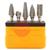 C11040-X1-1  Right Lines 6mm Carbide Burr 5 Piece Set