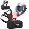 4600.010  Optrel Panoramaxx CLT Silver Welding Helmet & Swiss Air PAPR Air Fed Halfmask System, Ready To Weld Package