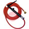 CK-CK17V12RSFRG  CK17V Gas Cooled TIG Torch With 1pc 3.8m Superflex Cable & Gas Valve G3/8 Machine Connection, 150 Amp @ 100% Duty Cycle