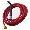 CK-CK2425RSFFX  CK24 Flex Head Gas-Cooled 80 Amp TIG Torch with 1pc 7.6m Superflex Cable, G3/8 Machine Connection